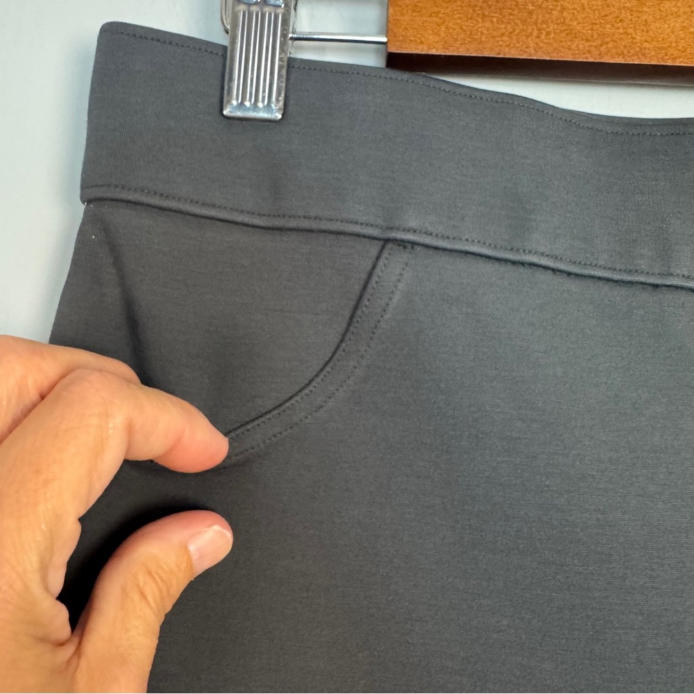 Spanx The Perfect Ankle‎ Pants 4 Pocket Style Charcoal Gray Size L - Picture 7 of 13